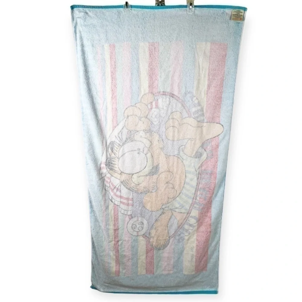 JO Franco Vintage 1978 Garfield Beach Club Beach Towel